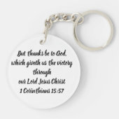 Inspiration-Scripting-Schlüsselanhänger Schlüsselanhänger (Rückseite)