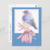 Inspiration Scripture Isaiah 40:10 Bluebird Postkarte (Vorne/Hinten)