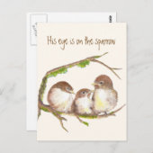 Inspiration Sein Auge ist auf dem Spieß, Postkarte (Vorne/Hinten)