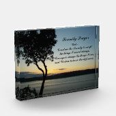 Inspiration Serenity Gebet Abend Sunset Fotoblock (Links)