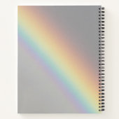 Inspiration Serenity Gebet Farbenfrohe Regenbogen Notizblock (Rückseite)