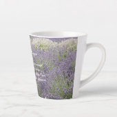 Inspiration Serenity Gebet Lavendel Garten Milchtasse (Rechts)