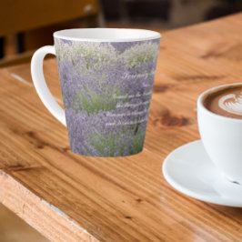 Inspiration Serenity Gebet Lavendel Garten Milchtasse