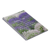 Inspiration Serenity Gebet Lavendel Garten Notizblock (Rechte Seite)