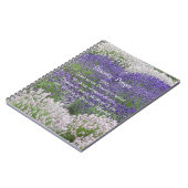 Inspiration Serenity Gebet Lavendel Garten Notizblock (Linke Seite)