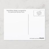 Inspiration Serenity Prayer Rainier Postkarte (Rückseite)