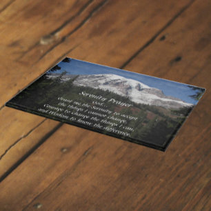 Inspiration Serenity Prayer Rainier Schneidebrett
