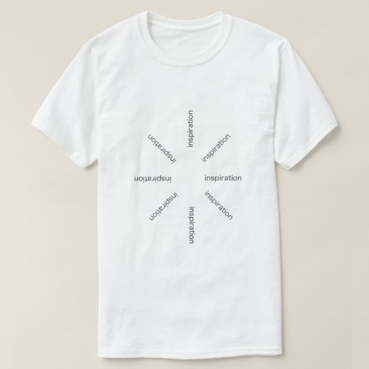 Inspiration-Shirt T-Shirt (Design vorne)
