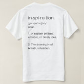 Inspiration-Shirt T-Shirt (Design Rückseite)