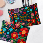 Inspiration Sie diesen Zitat floral Custom Got Zubehörtasche