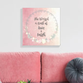 Inspiration: Sie schlug einen Weg der Liebe und de Leinwanddruck (Insitu (Wohnzimmer))