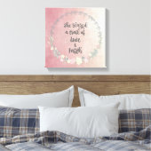 Inspiration: Sie schlug einen Weg der Liebe und de Leinwanddruck (Insitu (Schlafzimmer))