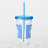 Inspiration Sie sind das Licht der Welt Blau Acryltrinkbecher (Rechts)