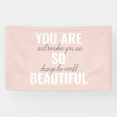 Inspiration Sie sind so schöne positive Zitat Banner (Horizontal)