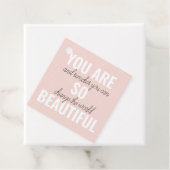 Inspiration Sie sind so schöne positive Zitat Geschenkanhänger (Beispiel)