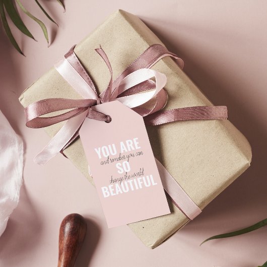 Inspiration Sie sind so schöne positive Zitat Geschenkanhänger