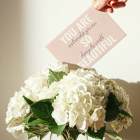 Inspiration Sie sind so schöne positive Zitat