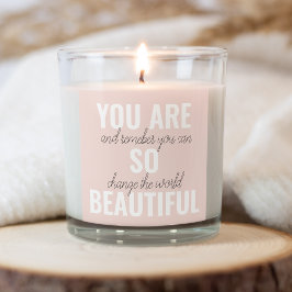 Inspiration Sie sind so schöne positive Zitat Quadratischer Aufkleber
