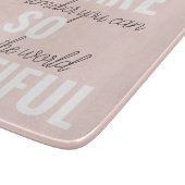 Inspiration Sie sind so schöne positive Zitat Schneidebrett (Ecke)