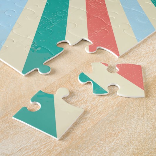 Inspiration Social Work Zitat Herz Retro Farben Puzzle (Seite)