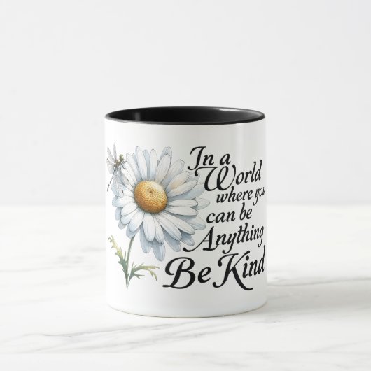 Inspiration Sonnenblumen sind freundlich Tasse (Zentrum)