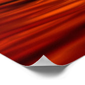 Inspiration Sonnenuntergang Orange Golden Sky Sea  Poster (Ecke)