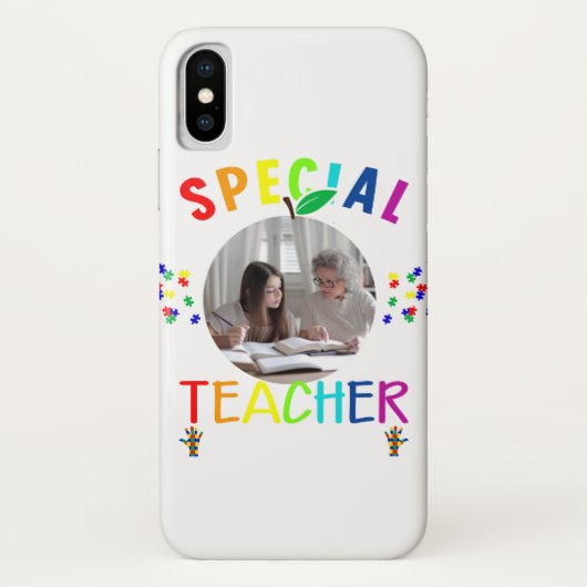 Inspiration-Special-Teacher-Foto Case-Mate iPhone Hülle (Rückseite)