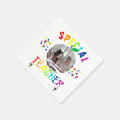 Inspiration-Special-Teacher-Foto Serviette (Ecke)