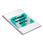 Inspiration Spiral Foto Notebook Notizblock (Rechte Seite)