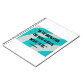 Inspiration Spiral Foto Notebook Notizblock (Linke Seite)