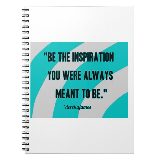 Inspiration Spiral Foto Notebook Notizblock (Vorderseite)