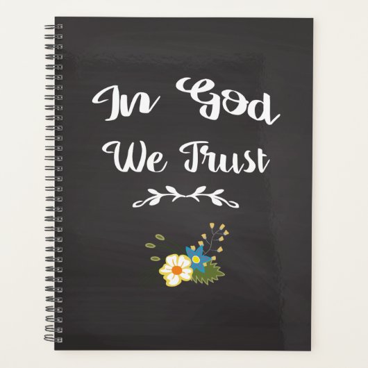 Inspiration Spiralplaner in Gott Vertrauen wir Planer (Vorderseite)