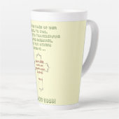 Inspiration Spirituelle Latte-Tasse Milchtasse (Rechte Ecke)