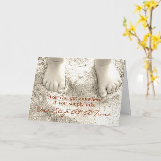 Inspiration Sprichwort auf Grußkarte Karte (Gelbe Blume)