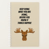 Inspiration-Sprichwort-Elch Planer (Vorderseite)