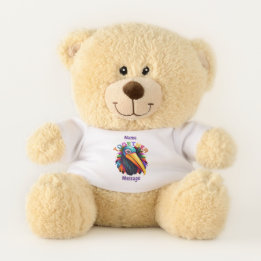 Inspiration Sprichwort Geschenkartikel Rainbow Ink Teddybär