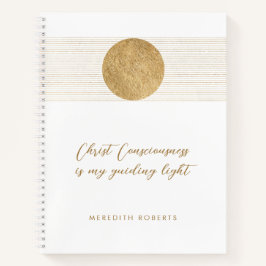 Inspiration Sprichwort Golden Sun Personalisiert Notizblock