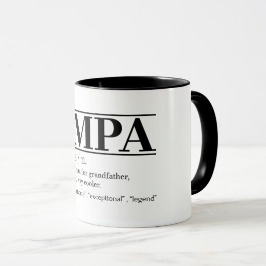 Inspiration Stepdad Definition Tasse (VorderseiteRechts)