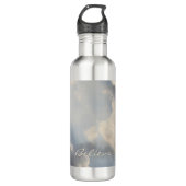 Inspiration Sunbeams Blue Sky Edelstahlflasche (Vorderseite)