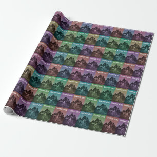 Inspiration Think Big Concept Pattern Geschenkpapier