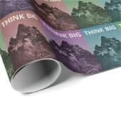Inspiration Think Big Concept Pattern Geschenkpapier (Rolleneckpunkt)