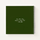 Inspiration Travel Journal-Notebook Notizblock (Rückseite)