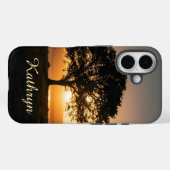 Inspiration Tree Sunset Silhouette Hope Gift Case-Mate iPhone Hülle (Rückseite (Horizontal))