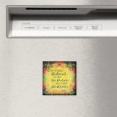 Inspiration, trendy Kind fierce Brave Inspirivity Magnet (In Situ (Geschirrspüler))