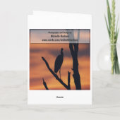 Inspiration - Tulips on Black Greeting Card Karte (Rückseite)