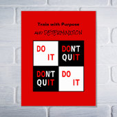 Inspiration tun es motivierend Zitat Poster