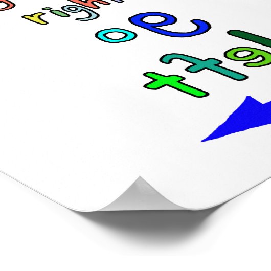 Inspiration Typografie Go Links Poster (Ecke)