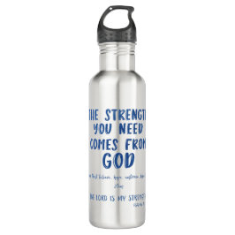 Inspiration und Bibelverse Edelstahlflasche