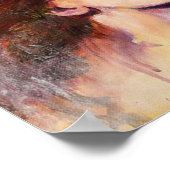 Inspiration und Blumenkunst Poster (Ecke)