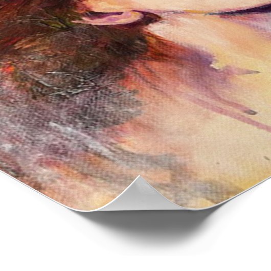 Inspiration und Blumenkunst Poster (Ecke)